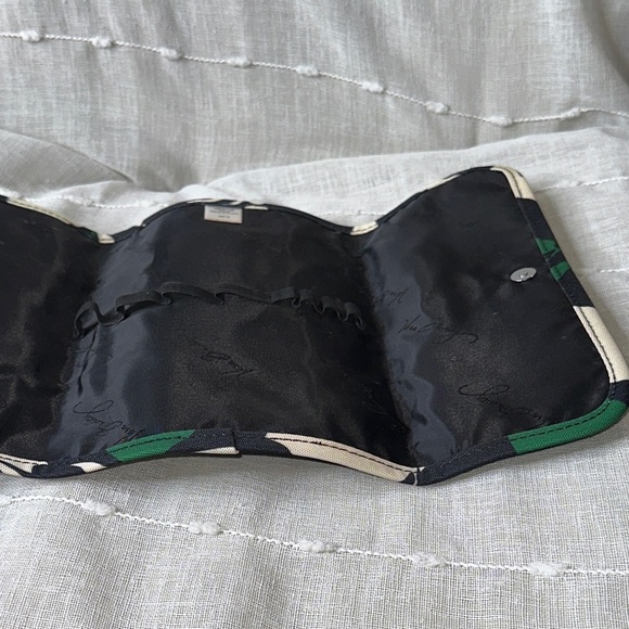 Vera Bradley Imperial Rose Pattern Tri-Fold Style Makeup Brush Travel Case NWOT - Picture 6 of 12